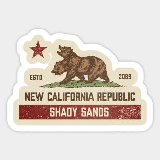 Shady Sands 2089 Sticker